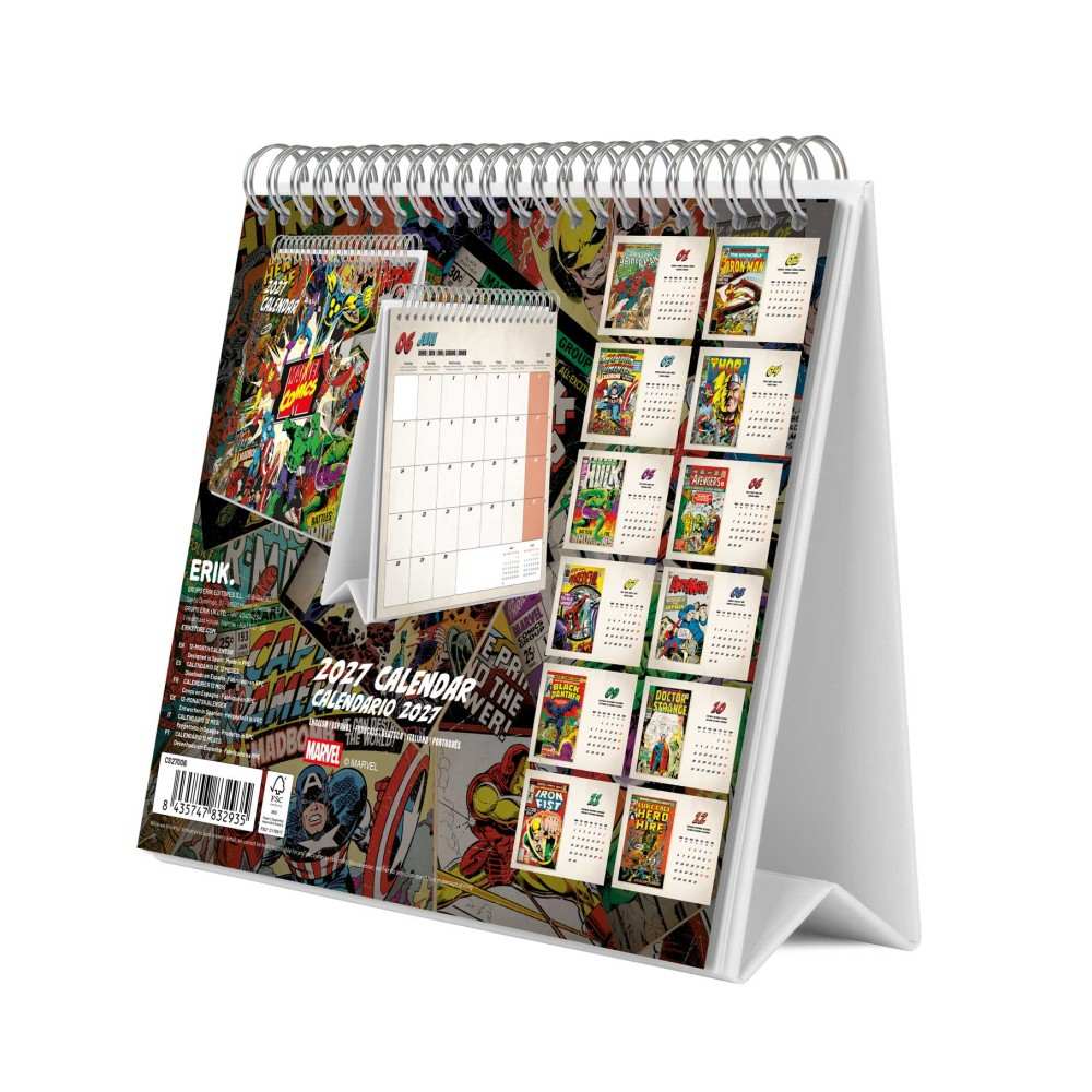 Grupo Erik Marvel - Marvel 2027 Desk calendar - Multicolours